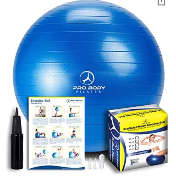 ProBody Pilates exercise ball 85cm blue